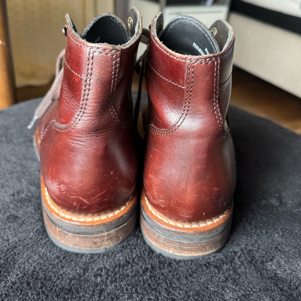 Men’s Thursday Boot Co. Captain Everyday Leather Boots Lace Up Size 8.5 - Picture 7 of 12